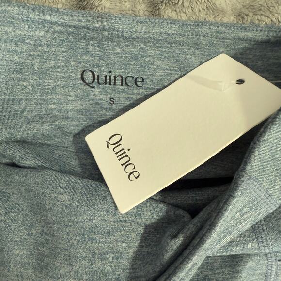 Quince Ultra Soft High Rise Pocket Legging, Heather Sky Blue, S - Picture 4 of 6